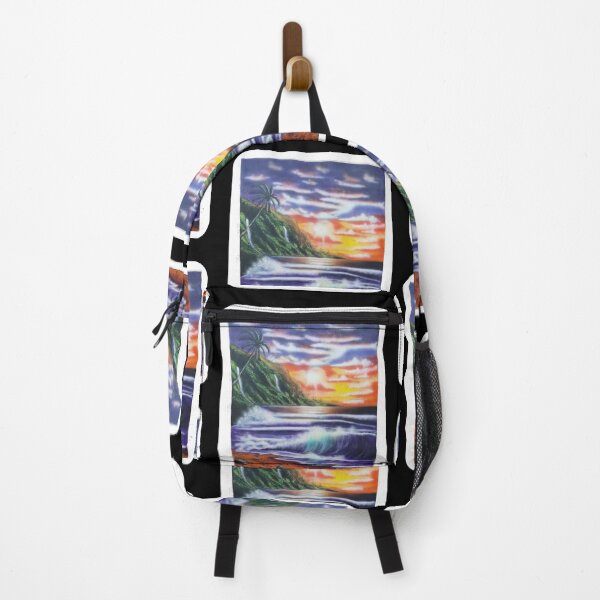 Item preview, North Shore Hawaiian Sunset - Black Border designed and sold by 743Designs.