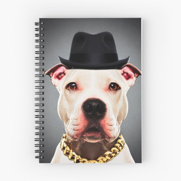 Item preview, Gangster pitbull dog - The Godpupfather - The Pitbull Boss designed and sold by WBP Mart.