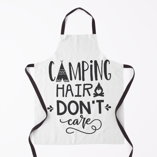 Item preview, CAMPING HAIR DON'T CARE designed and sold by SticerOcean.