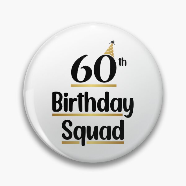 Item preview, 60th Birthday Squad - 60th birthday party designed and sold by B3N-arts.