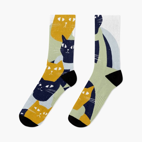 Item preview, Cats with a mission yellow and green designed and sold by IULIART.