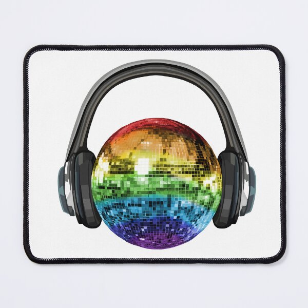 Item preview, Headphones Rainbow Disco Ball designed and sold by Deborah Camp.