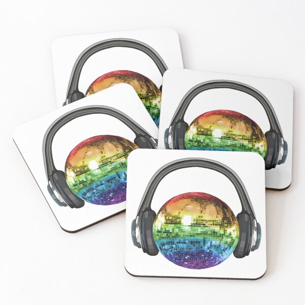 Item preview, Headphones Rainbow Disco Ball  designed and sold by Deborah Camp.