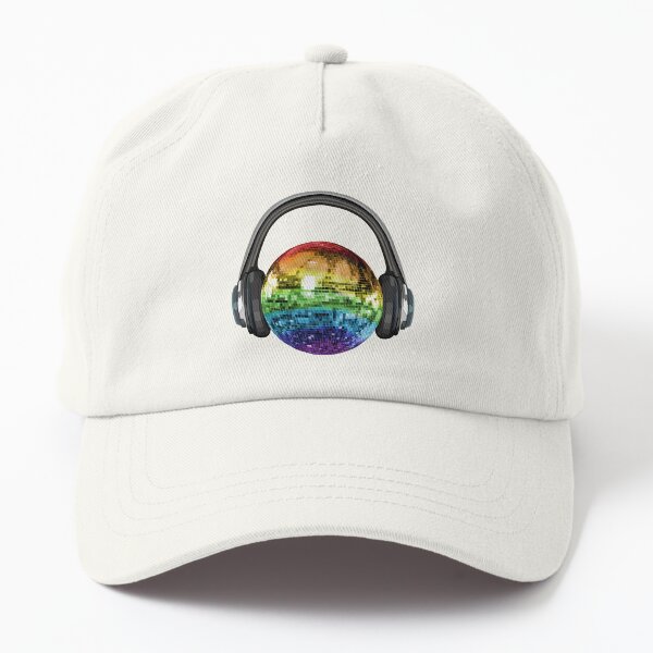 Artikel-Vorschau von Kopfhörer Regenbogen Discokugel, designt und verkauft von Deborah Camp.