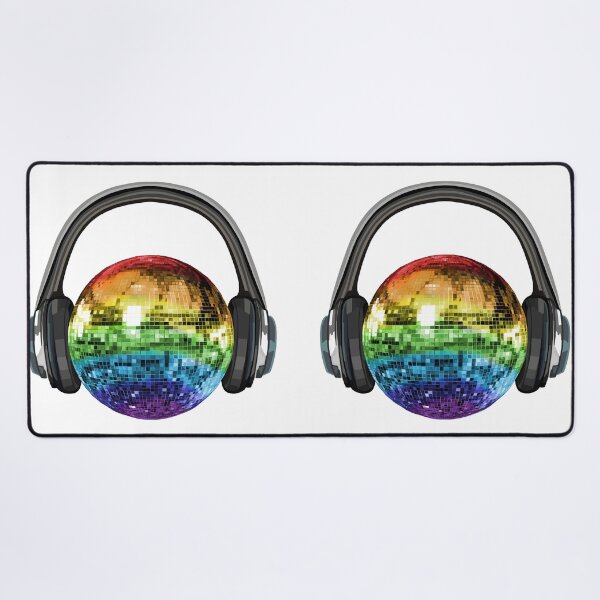 Item preview, Headphones Rainbow Disco Ball designed and sold by Deborah Camp.