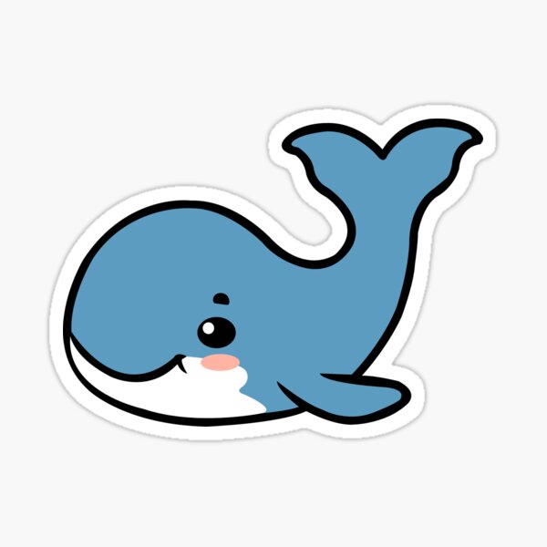 Download HD #baleia #cute #kawaii #whale #fofo - Kawaii Stickers