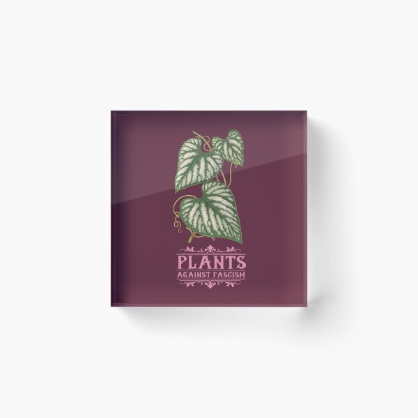 Item preview, Antifascist Plants | Colorful Artwork | Pink Lettering designed and sold by VintagePlantJoy.