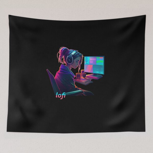 Item preview, LOFI Music - Anime Girl designed and sold by triharder12.