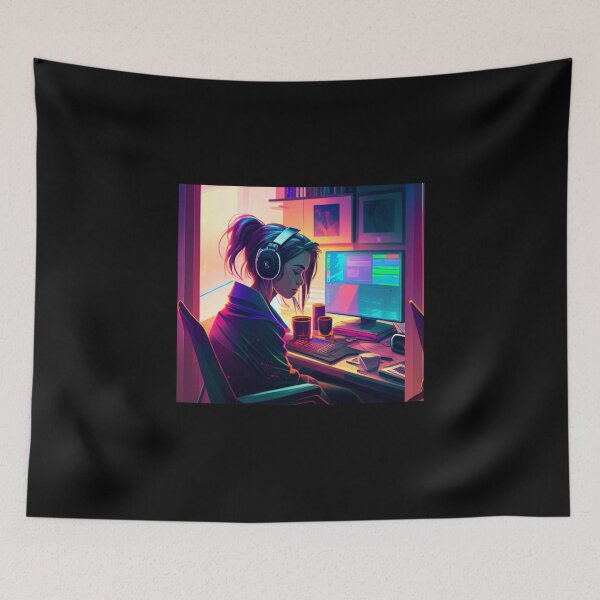 Item preview, LOFI Music - Anime Girl designed and sold by triharder12.