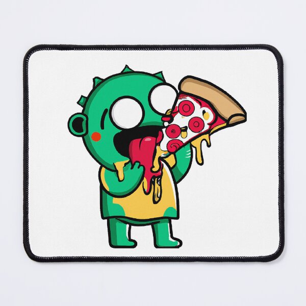 Item preview, Little Alien Eating Pizza designed and sold by BillieWonka.