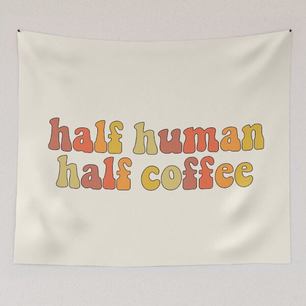 Item preview, Half human Half coffee designed and sold by TheLemonBox.