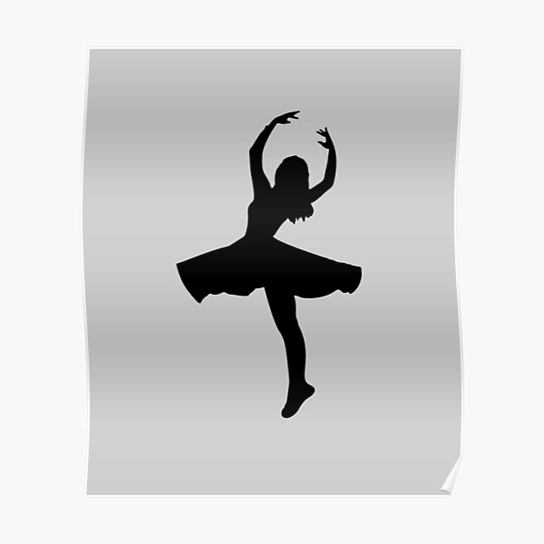 Picture Pretty Ballerina " Poster PrintPress | Redbubble