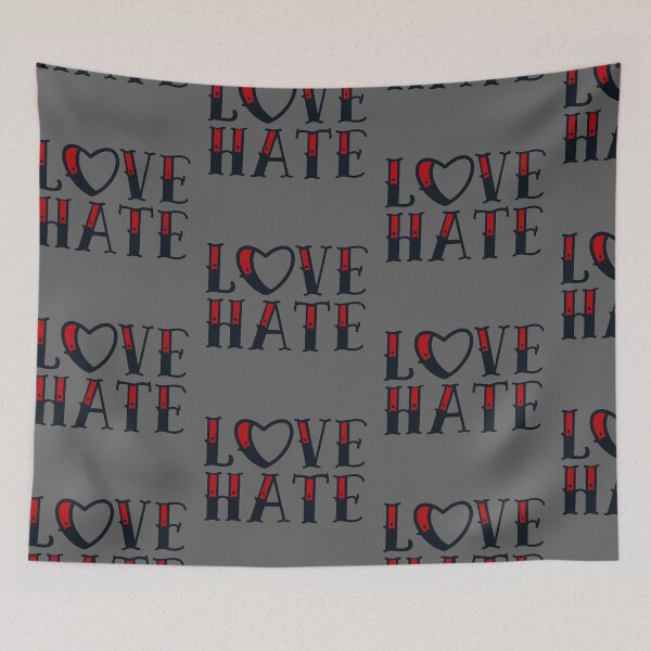 Item preview, Love Hate designed and sold by RooBooCo.