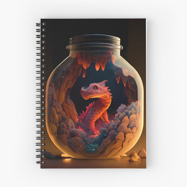 Item preview, Cute Dragon In A Jar In Low Poly designed and sold by ByDigitalDream.