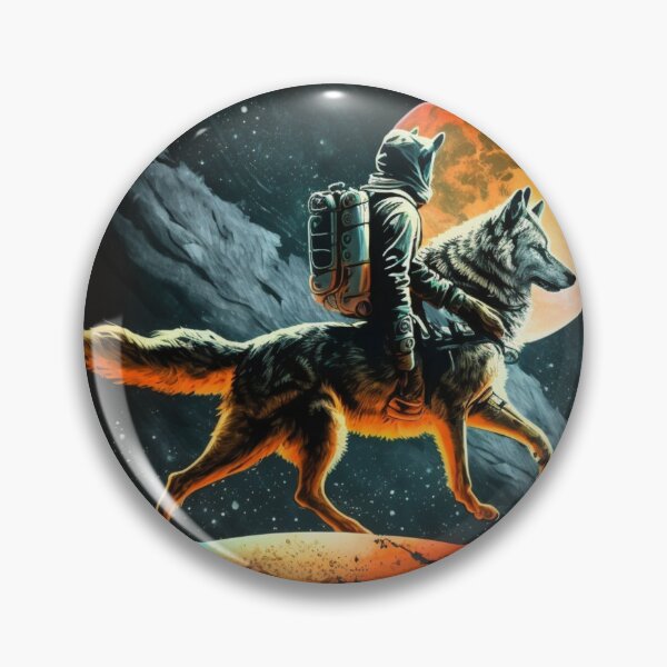 Item preview, wolf in space designed and sold by LoveyDesign.