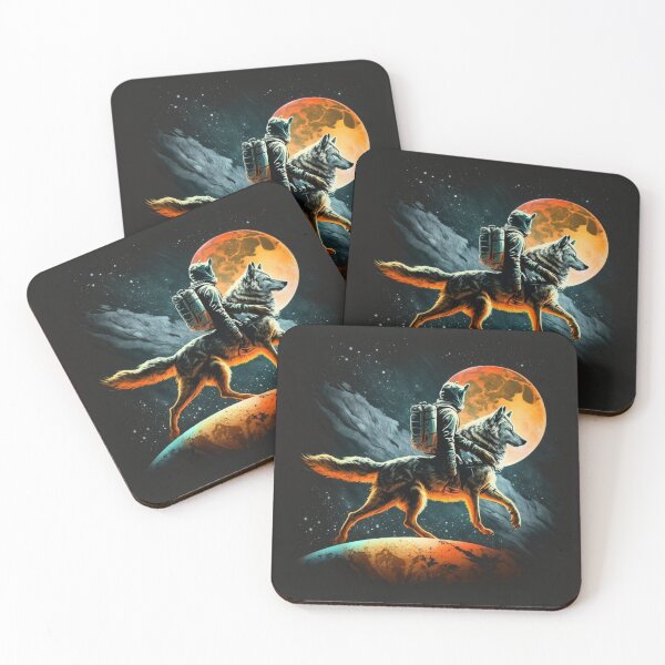 Item preview, wolf in space designed and sold by LoveyDesign.