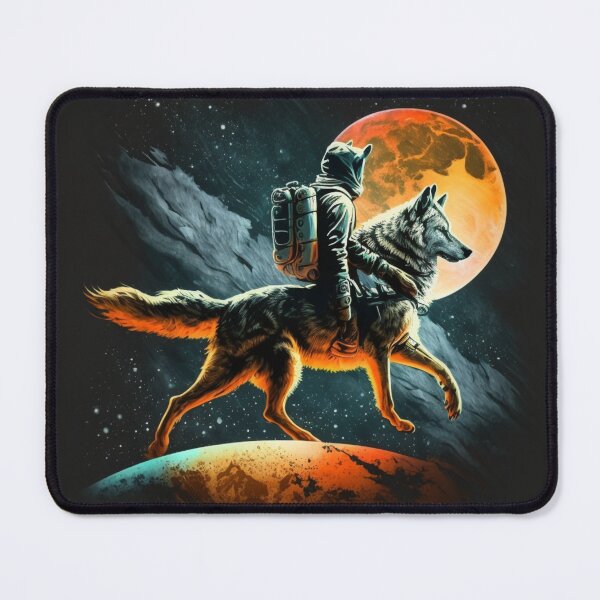 Item preview, wolf in space designed and sold by LoveyDesign.