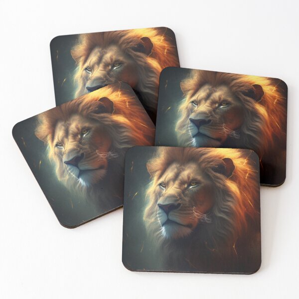 Item preview, Majestic mane: A lion's pride on display designed and sold by AllForAllPOLAND.