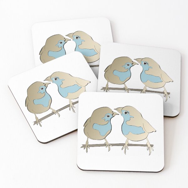 Item preview, Two birds - Stencil designed and sold by Littleviews.