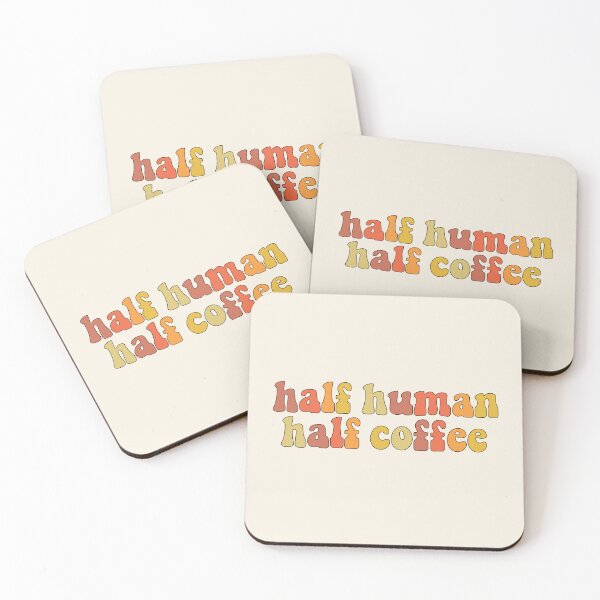 Item preview, Half human Half coffee designed and sold by TheLemonBox.