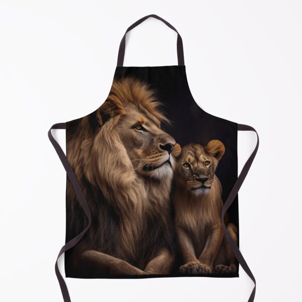 Item preview, A father's pride: A majestic lion and his cub designed and sold by AllForAllPOLAND.