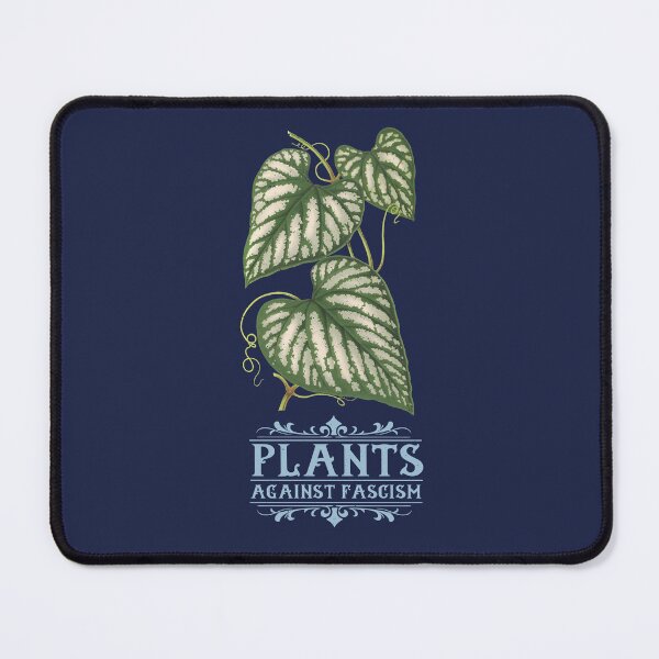 Item preview, Antifascist Plants | Colorful Artwork | Light Blue Lettering designed and sold by VintagePlantJoy.