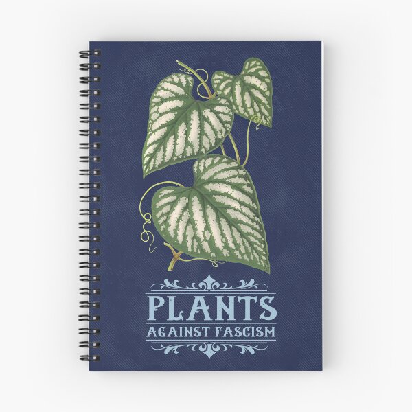 Item preview, Antifascist Plants | Colorful Artwork | Light Blue Lettering designed and sold by VintagePlantJoy.