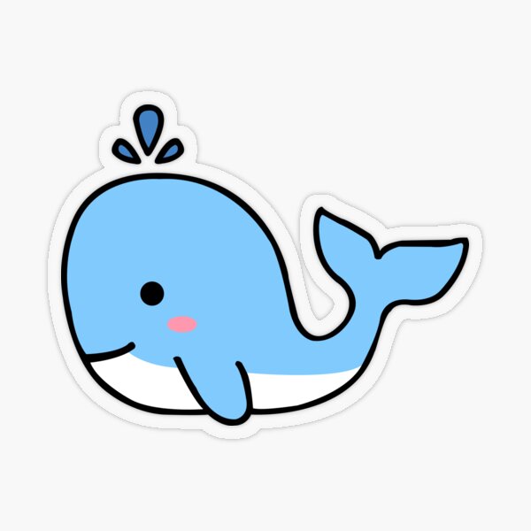 Download HD #baleia #cute #kawaii #whale #fofo - Kawaii Stickers