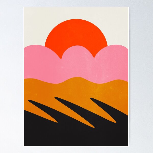 Item preview, Landscape 02: Mid Century Abstraction designed and sold by karanwashere.