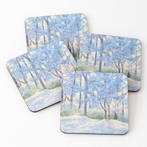 Item preview, Sparkling Snowy Scene designed and sold by Sallie Thalhimer.
