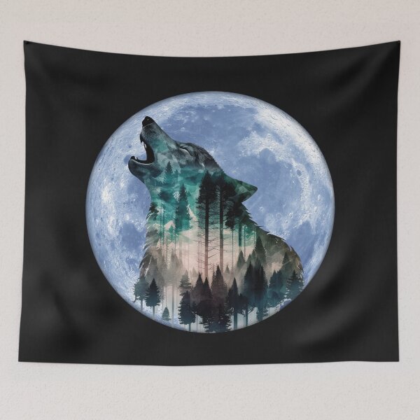 Item preview,  Wolf Howls at the Full Moon designed and sold by david parry.