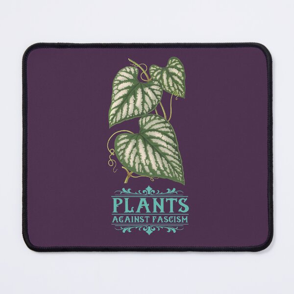 Item preview, Antifascist Plants | Colorful Artwork | Teal Lettering designed and sold by VintagePlantJoy.