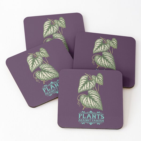 Item preview, Antifascist Plants | Colorful Artwork | Teal Lettering designed and sold by VintagePlantJoy.