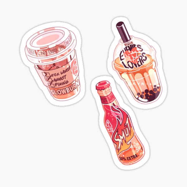 AO3 Tags Bundle - Enemies to Lovers / Smut / Slowburn Sticker