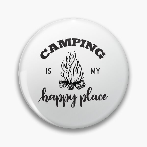 Item preview, CAMPING IS MY HAPPY PLACE designed and sold by SticerOcean.