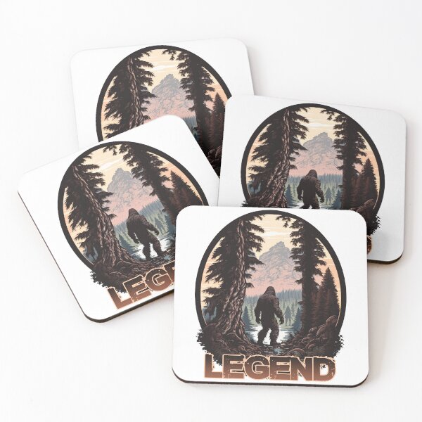 Item preview, Bigfoot T-shirt Legend Sasquatch Graphic Tee Bigfoot Novelty Essential T-Shirt designed and sold by iPaint Airbrush Studio.