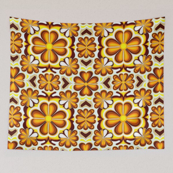 Item preview, 70s Groovy Flower Pattern designed and sold by TheJadeCat.