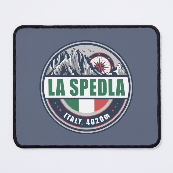 Item preview, La Spedla Italy Flag Mountain Hiking Design designed and sold by CynthiaGraphics.