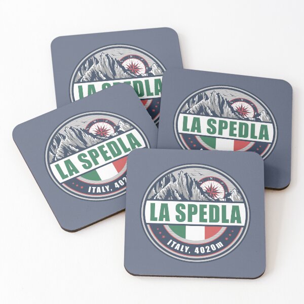 Item preview, La Spedla Italy Flag Mountain Hiking Design designed and sold by CynthiaGraphics.
