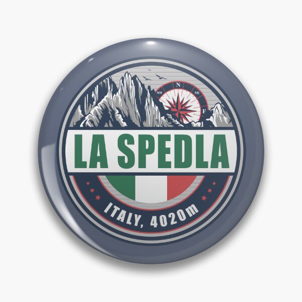 Item preview, La Spedla Italy Flag Mountain Hiking Design designed and sold by CynthiaGraphics.