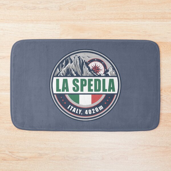 Item preview, La Spedla Italy Flag Mountain Hiking Design designed and sold by CynthiaGraphics.