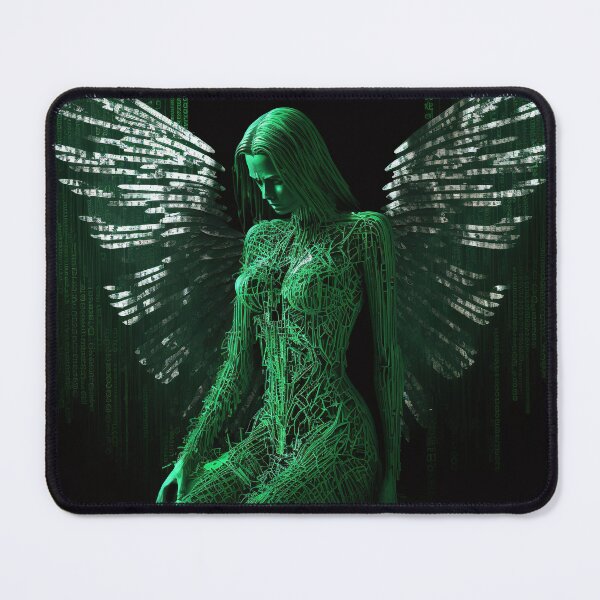 Item preview, Fallen Angel Trapped In The Simulation  - Original Artwork designed and sold by CloudofKnowing.