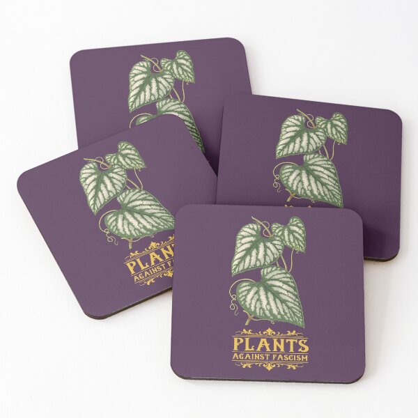 Item preview, Antifascist Plants | Colorful Artwork | Yellow Lettering designed and sold by VintagePlantJoy.
