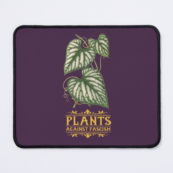 Item preview, Antifascist Plants | Colorful Artwork | Yellow Lettering designed and sold by VintagePlantJoy.