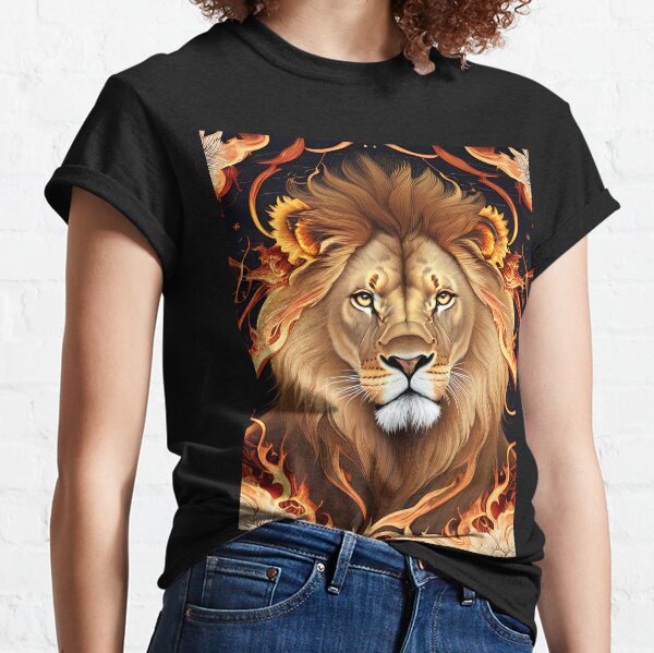 Funny Lion Shirt Gifts for Teen Girls Cute Lions T-Shirt