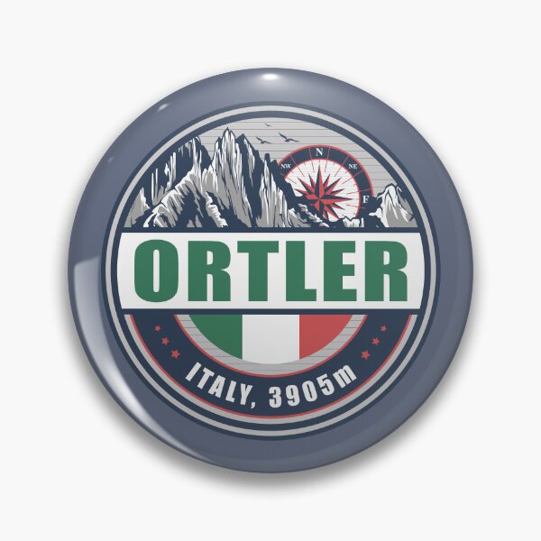 Item preview, Ortler Italy Flag Mountain Hiking Design designed and sold by CynthiaGraphics.