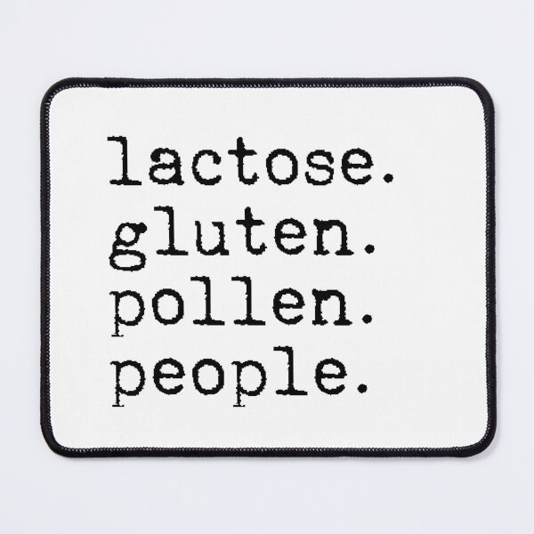Item preview, Lactose Gluten Pollen People designed and sold by TheLemonBox.