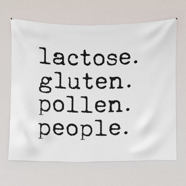 Item preview, Lactose Gluten Pollen People designed and sold by TheLemonBox.