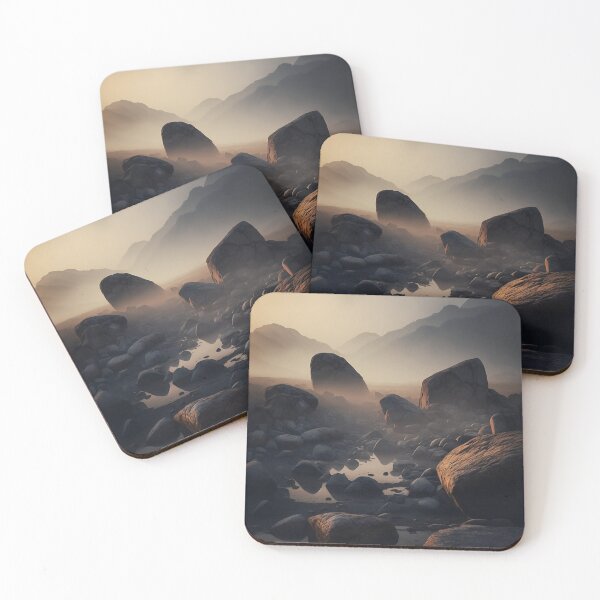Item preview, Rocks Organized And Filed Sparse Expansive Nothingscape designed and sold by ByDigitalDream.