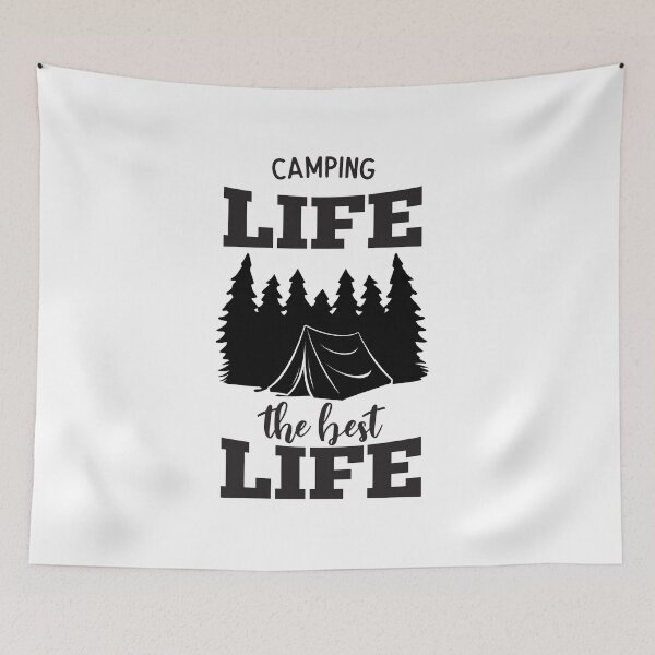 Item preview, CAMPING VIDA LA MEJOR VIDA designed and sold by SticerOcean.
